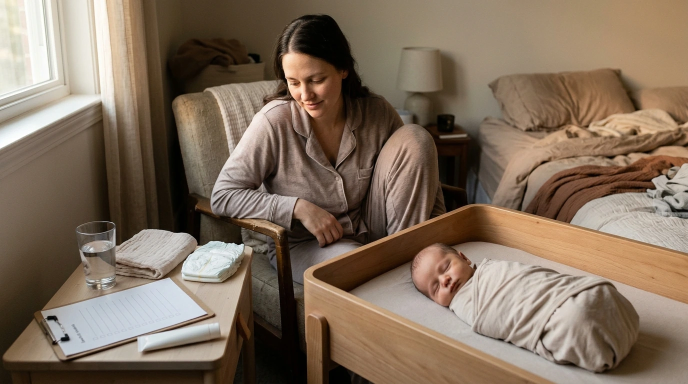 Newborn Week-1 Survival Guide: Sleep, Care & Parent Support